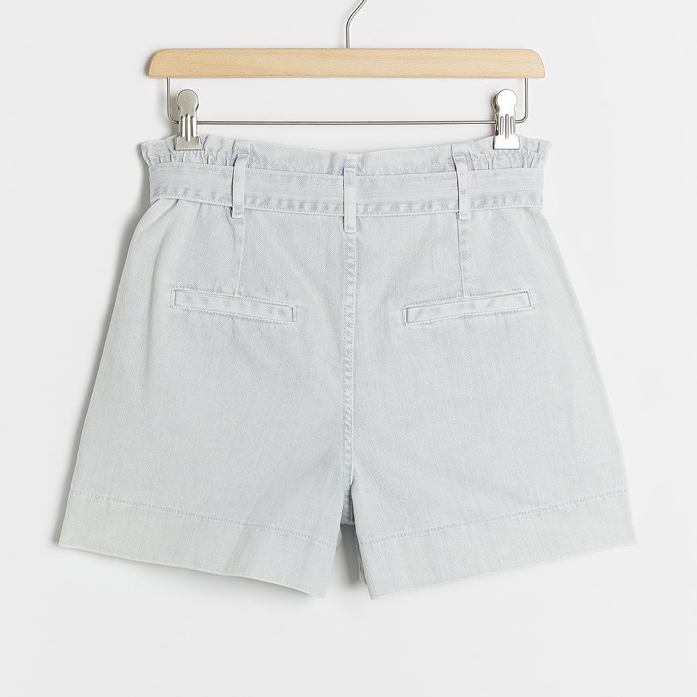 Pilcro and the Letterpress ultra high Women's Light Blue Shorts - Picture 3 of 4